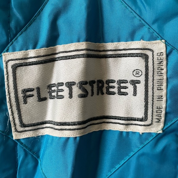 Vintage FLEET STREET Trench Coat, Women’s size 8, removable lining turquoise - Picture 9 of 16